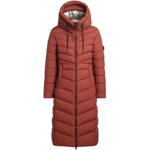 khujo Wintermantel 'Ingram4-YM'  donkerrood