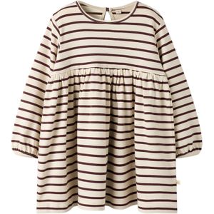 NAME IT Jurk  nude / donkerbruin