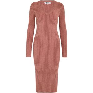 DESIRES Gebreide jurk 'Amabel'  pastelrood