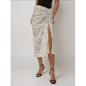 Hiccup Rok  beige / zwart / wit