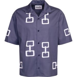 Studio Seidensticker Overhemd 'Studio'  marine / wit