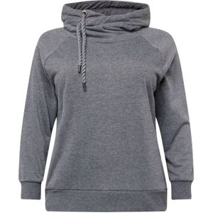 ONLY Carmakoma Sweatshirt 'CARLAMILLE'  donkergrijs