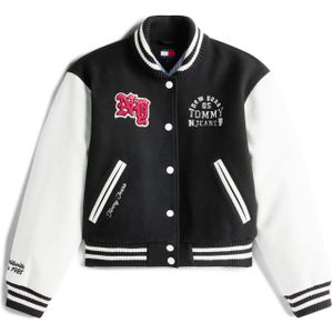 Tommy Jeans - Tussenjas - Rood/Zwart/Wit - College Jacket
