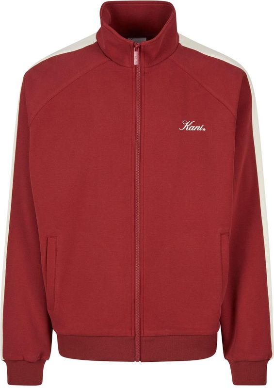 Karl Kani Sweatvest  donkerrood / natuurwit