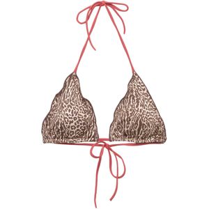 Pull&Bear Bikinitop  lichtbeige / bruin / lichtrood