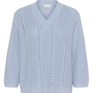 Kaffe - Trui 'Lorri' - Duifblauw - Gebreide Trui