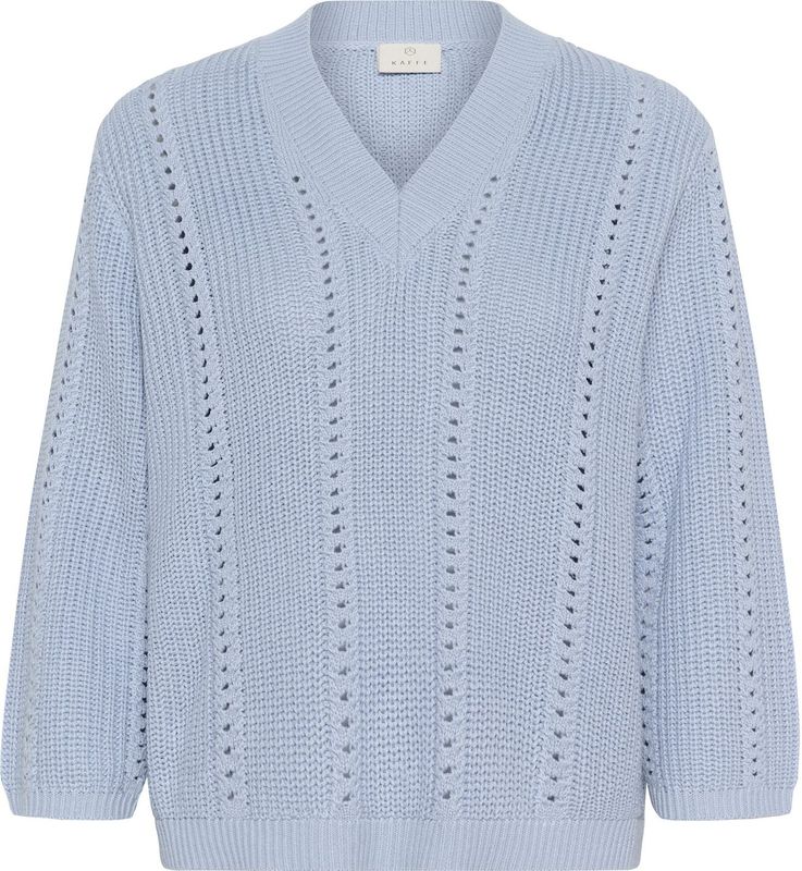 Kaffe - Trui 'Lorri' - Duifblauw - Gebreide Trui