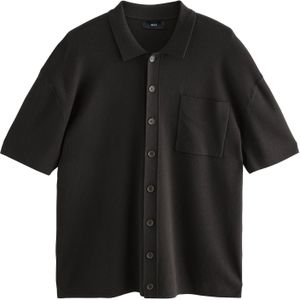 Next Gebreid vest  donkerbruin