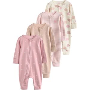 Next Rompertje/body  ecru / sand / oudroze / lichtroze