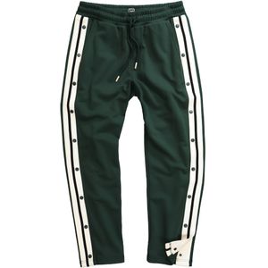 STHUGE Broek  donkergroen / wit