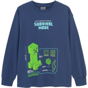 Cool Club Sweatshirt  navy / aqua / neongroen