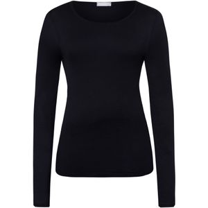 T-shirt - Effen - Jersey Katoen - Ronde Hals - Lange Mouw - Normale Pasvorm