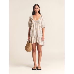 St MRLO Jurk 'Sora'  beige / zwart / wit