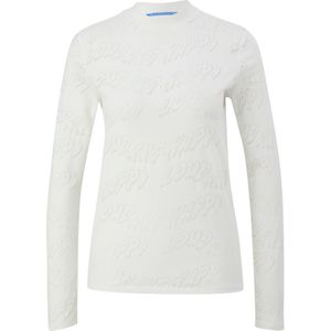 QS Shirt  grijs / wit