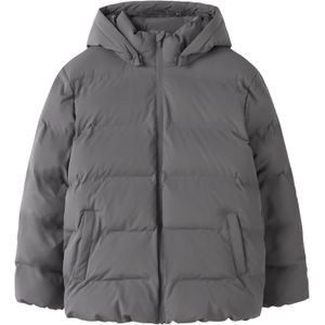 Puffer Jas - Geweven Stof - Afneembare Capuchon - Lange Mouwen - Ritssluiting