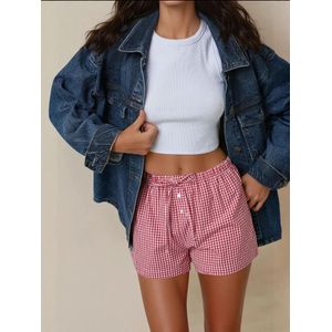 Hiccup Broek  rood / lichtrood / wit