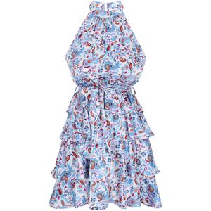 IZIA Jurk  blauw / lila / oranje