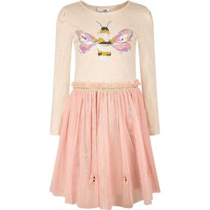 happy girls Jurk  lichtbeige / goud / oudroze / zilver