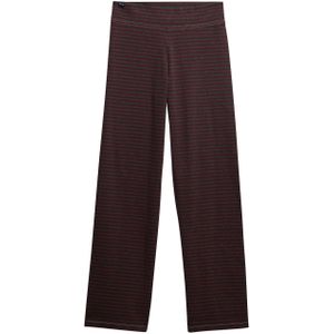 Nike - Gestreept loungebroek met wijde pijpen in crème en wit Nike - Gestreept loungebroek met wijde pijpen in crème en wit