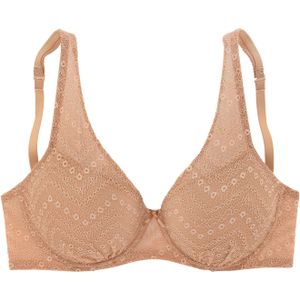 LASCANA - Beha - Fijne Tule - Verstelbare Bandjes - Steuncups