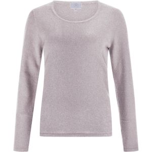 CASH-MERE.CH Trui  lichtgrijs / grijs gemêleerd