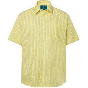 Boston Park Overhemd  geel / wit
