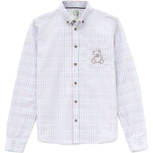 By Diess Collection Overhemd  lichtblauw / lichtrood / wit