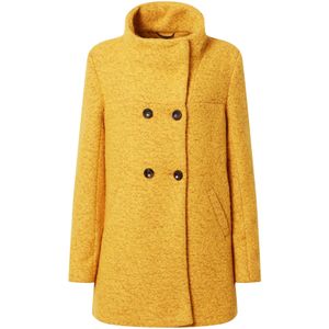 Only - ONLNEWSOPHIA WOOL COAT - Lang Jack - Golden Yellow - Met Wol