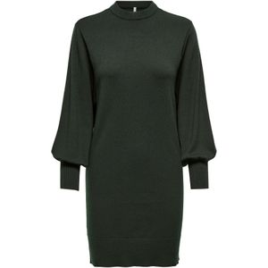 ONLY Gebreide jurk 'ONLLabelle'  donkergroen