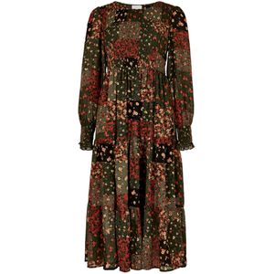 Apricot Jurk  gemengde kleuren