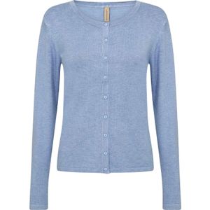 Soyaconcept Gebreid vest 'Dollie 446'  lichtblauw