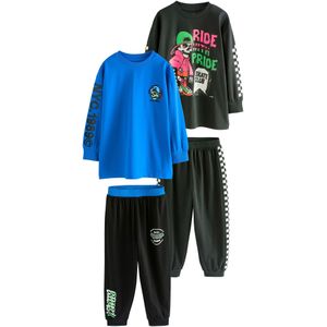 Next Nachtkledij  blauw / spar