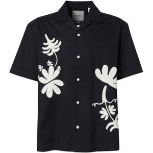 Overhemd - Katoen - Resort Kraag - Korte Mouwen - Loose Fit