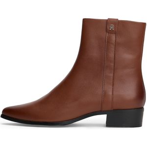 TOMMY HILFIGER Enkellaarsjes  cognac