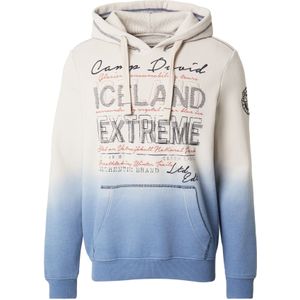 CAMP DAVID Sweatshirt  lichtblauw / stone grey / lichtrood / zwart