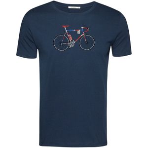 GREENBOMB Shirt 'Bike Jack'  navy / rood / zwart / wit