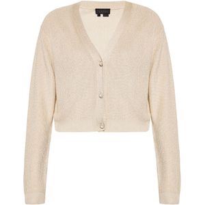 NAEMI Gebreid vest  beige