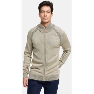 INDICODE JEANS Gebreid vest 'INMassum'  stone grey