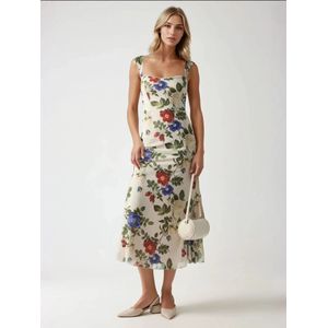 Hiccup Jurk  donkerblauw / donkergroen / donkerrood / wit