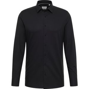 Eterna - Overhemd - Zwart - Slim fit - NON IRON (strijkvrij)