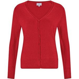 CASH-MERE.CH Gebreid vest  rood
