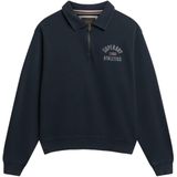 Superdry Sweatshirt  grijs / lichtgrijs / rood