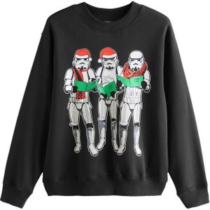 Next Trui 'Christmas Star Wars Stormtrooper'  limoen / rood / zwart / wit