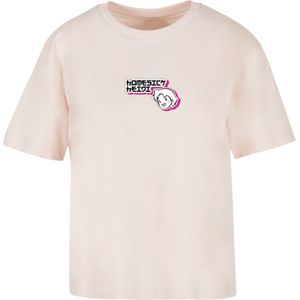 F4NT4STIC Shirt 'Heidi'  rosé / zwart / wit