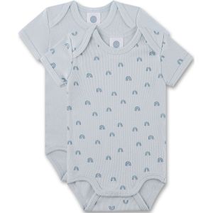 Sanetta Rompertje/body  blauw / pastelblauw
