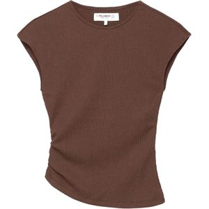 Pull&Bear Shirt  donkerbruin