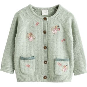 Next Gebreid vest  groen / gemengde kleuren