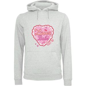 F4NT4STIC Sweatshirt 'Lover Babe Valentinstag'  lichtgrijs / abrikoos / framboos / eosine