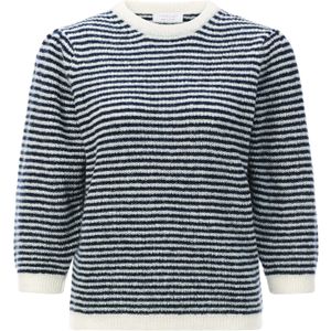 Rich & Royal Trui  marine / wit