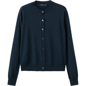 MANGO Gebreid vest 'Olsen'  navy